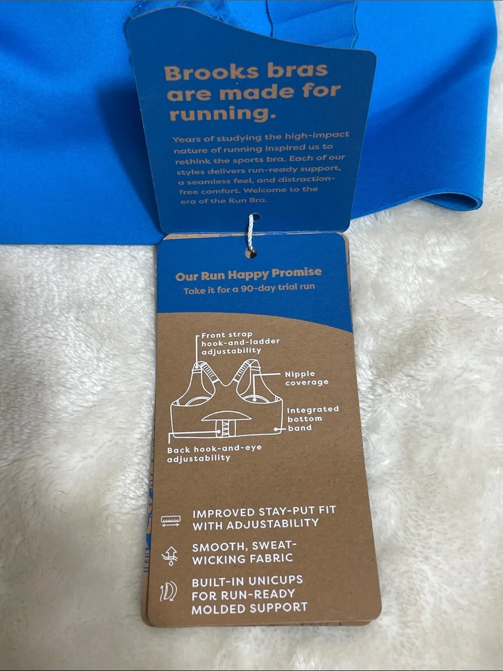 Brooks Dare Raceback run bra 2.0 NWT